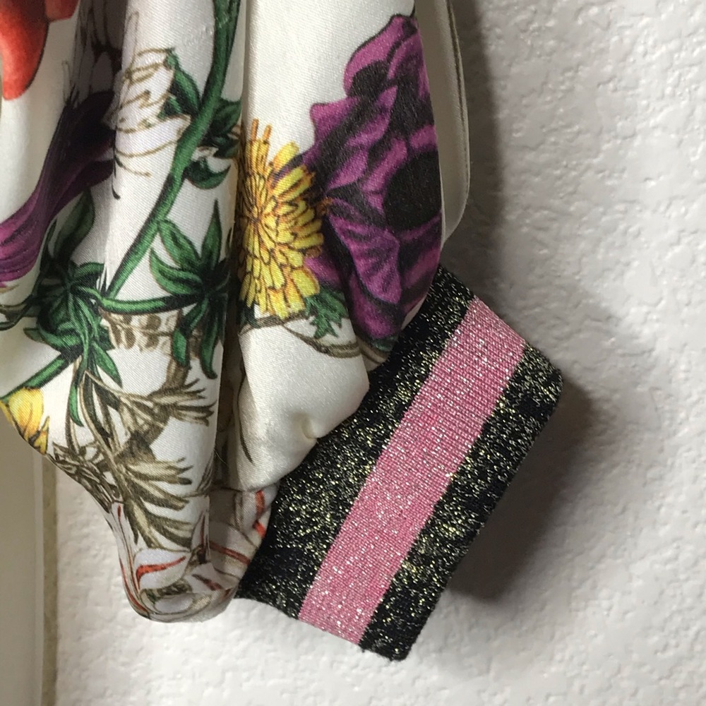 Anthropologie elevenses Rubie floral bomber jacket - Picture 6 of 12